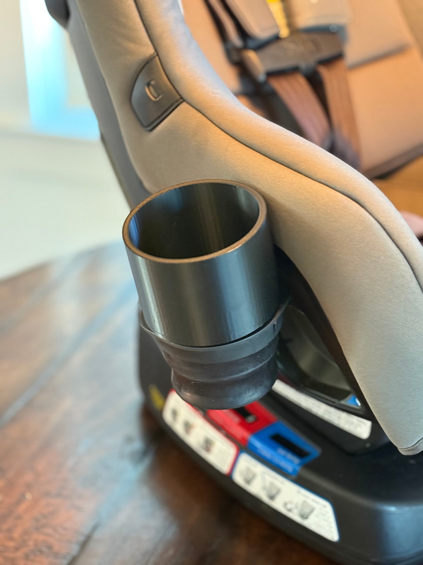 Enhanced Cup Holder Adapter for Nuna Rava & Exec - Child-Proof Design